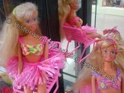 Expositie van Barbiepoppen